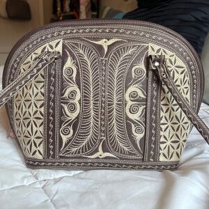 Laga Designs - Harapan Small Handmade Handbag Vegan Embroidered | Indonesian